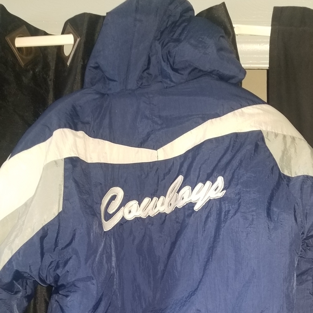 DALLAS COWBOYS ZIP-UP HOODED INSULATED MIGHTY-MAC - Picture 2 of 5